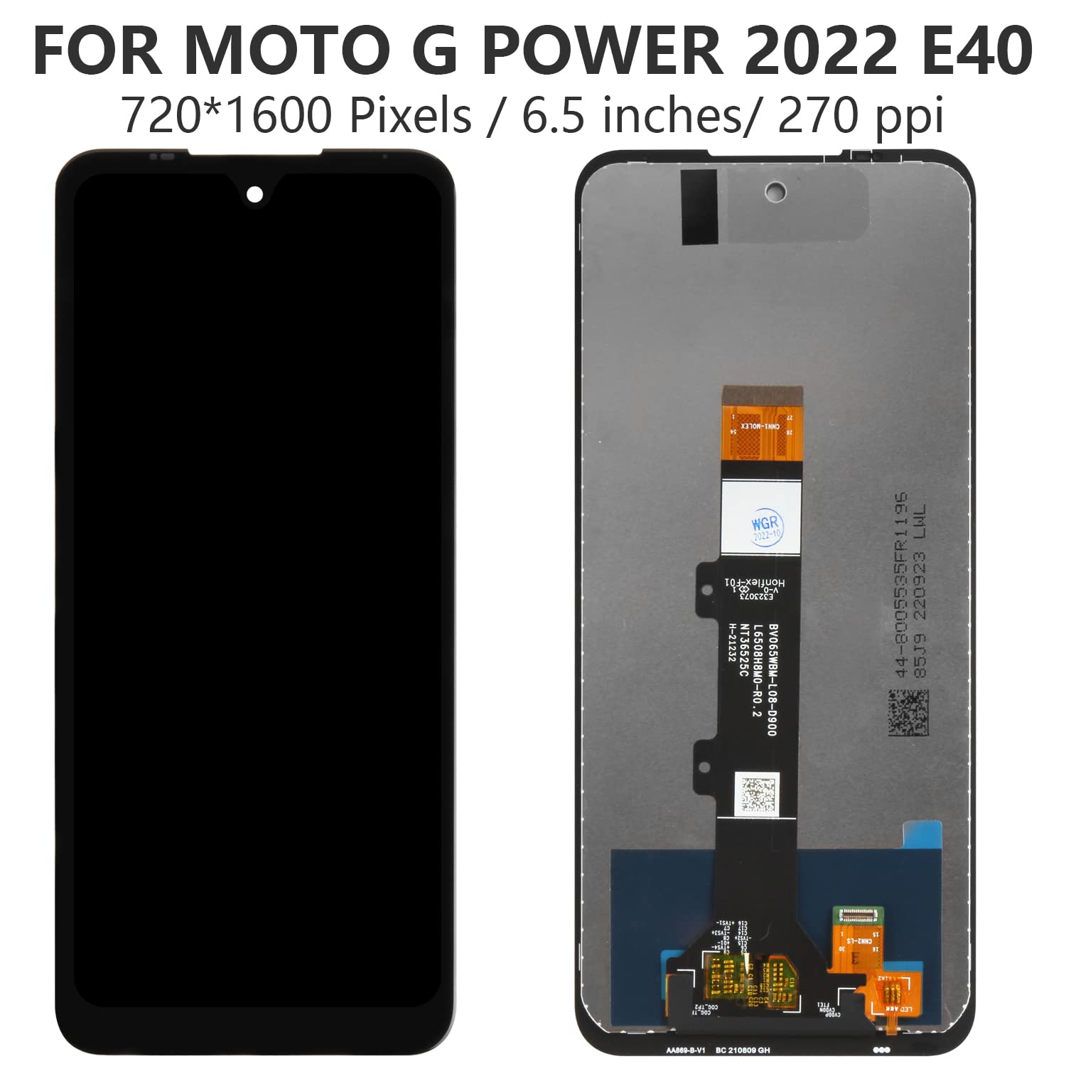 For Motorola Moto G Power 2022 Screen Replacement Xt2165 Lcd Xt2165Dl Xt2165 3 Xt2165 5 Lcd Display Touch Screen Digitizer Assem